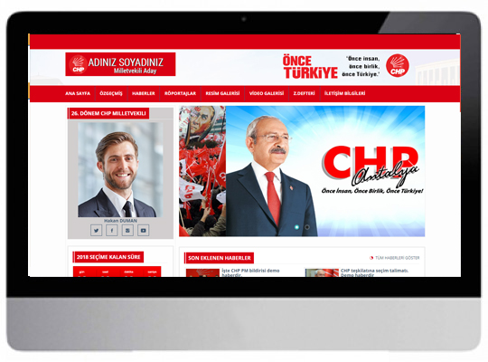 CHP - Parti Aday Web Sitesi